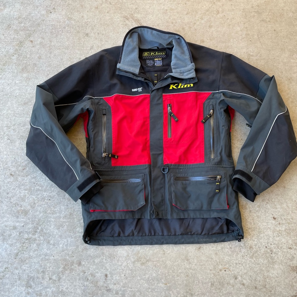 Klim Goretex XCR Ski Snow Jacket Men’s L 3M Reflective Winter Waterproof Biker